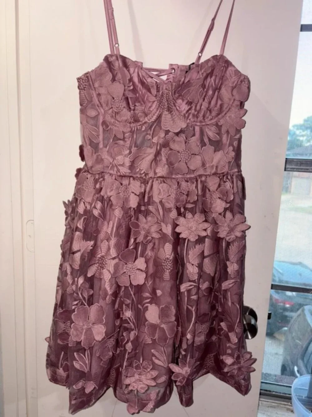 Muave flowy dress